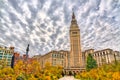 Terminal Tower built in 1930 in Cleveland, Ohio Royalty Free Stock Photo