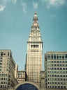 Terminal Tower in Cleveland Royalty Free Stock Photo
