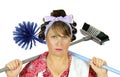 Terminally Bored Housewife Royalty Free Stock Photo