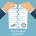 Terminated contract vector