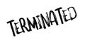 Terminated rubber stamp