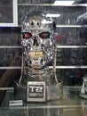 Terminator T2 head Royalty Free Stock Photo