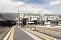 Termini Station, central railway station, public transportation, Rome.