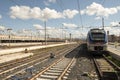 Termini Station, central railway station, public transportation, Rome.