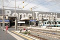 Termini Station, central railway station, public transportation, Rome.