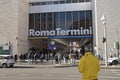 Termini Station, central railway station, public transportation, Rome.