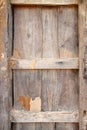 Termite damage wooden wall Royalty Free Stock Photo