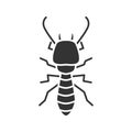 Termite glyph icon Royalty Free Stock Photo