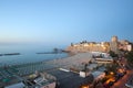 Termoli (Molise, Italy) - The beach at evening Royalty Free Stock Photo