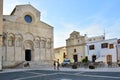 Termoli, Molise, Italy -08/07/2019- The cathedral of Saint Basso Royalty Free Stock Photo
