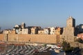 Termoli (Molise, Italy) - Old town and beach Royalty Free Stock Photo