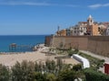 Termoli, panorama of the Swabian Castle