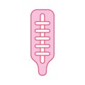 Termometer medical isolated icon Royalty Free Stock Photo