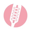 Termometer medical isolated icon Royalty Free Stock Photo