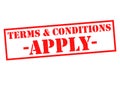 TERMS & CONDITIONS APPLY Royalty Free Stock Photo