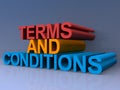 Terms and Conditions 3D Render