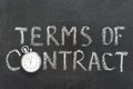 Terms of contract