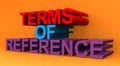Terms of reference
