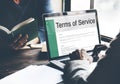 Terms of Service Conditions Rule Policy Regulation Concept Royalty Free Stock Photo