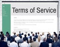 Terms of Service Conditions Rule Policy Regulation Concept Royalty Free Stock Photo