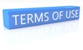 Terms of use Royalty Free Stock Photo