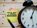 Terms of work life balance `Time Management`