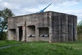 Battery Fiemel. This German coastal battery was built during the WWII Royalty Free Stock Photo