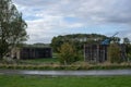 Battery Fiemel. This German coastal battery was built during the WWII Royalty Free Stock Photo