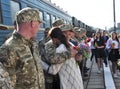 Meeting of the Ukrainian military