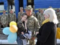 Meeting of the Ukrainian military