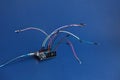 TERNOPIL, UKRAINE - May 5, 2019: Arduino Uno board micro controller for the development of simple automation systems and robotics