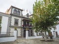 Teror, Gran Canaria, Canary Islands, Spain December 21, 2020: View of town hall, municipalidad viejoat at center of Royalty Free Stock Photo