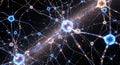Terpretation highlights the intricacy and interconnectedness of neural Royalty Free Stock Photo