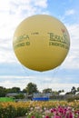 TERRA BOTANICA, ANGERS, FRANCE - SEPTEMBER 24, 2017: Large balloon in a park for visitors