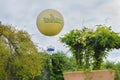 TERRA BOTANICA, ANGERS, FRANCE - SEPTEMBER 24, 2017: Large balloon in a park for visitors