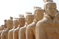 The terra cotta warriors Royalty Free Stock Photo