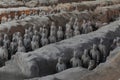 He Terra-cotta Warriors and Horses Royalty Free Stock Photo