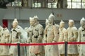 Hospital unit, Terra Cotta Warriors, Xian, China Royalty Free Stock Photo