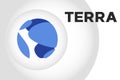 Terra vector logo text icon author's development