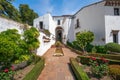 Terrace Courtyard of Mondragon Palace and Museum - Ronda, Andalusia, Spain