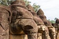 Terrace of the Elephants in Angkor Archaeological Park, near Siem Reap, Cambodia