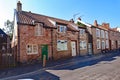 A terrace of houses in the Somerset village of Nether Stowey Royalty Free Stock Photo