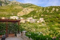 Terrace with a lovely mountain view