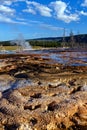 Terrace Mountain, Limestone and Rock Formations Royalty Free Stock Photo