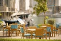 Terrace near Dubai marina