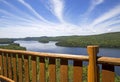 Terrace over the lake