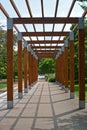 Terrace in park, Podebrady, Czech republic Royalty Free Stock Photo