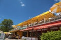 The terrace of the restaurant Bergsee in Titisee Neustadt