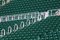 Terrace seats in outdoor stadium Royalty Free Stock Photo