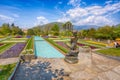 Terraced gardens in the botanical garden of Villa Taranto in Pallanza, Verbania, Italy.